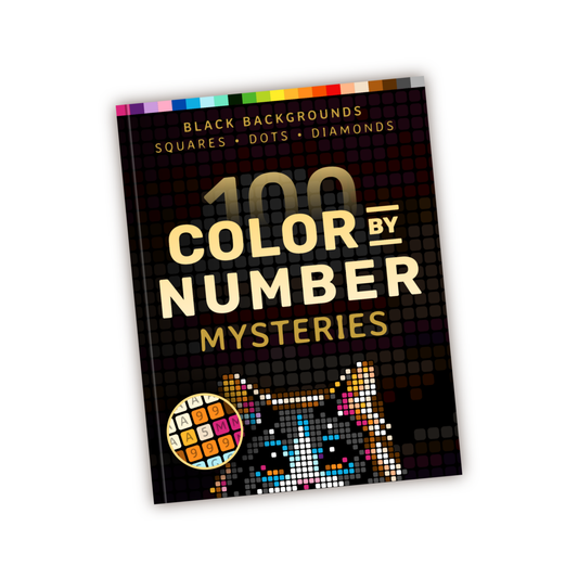 Colorfinity™ Malbuch nach Zahlen mit 100 versteckten Motiven